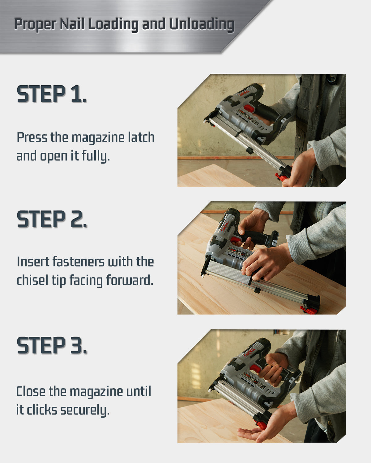 Cordless T Nailer Battery Powered, 14 Gauge 3/4'' (ST18) Electric Nail Gun, 2×Batteries, Charger and 200 Nails Included(L814-TN)